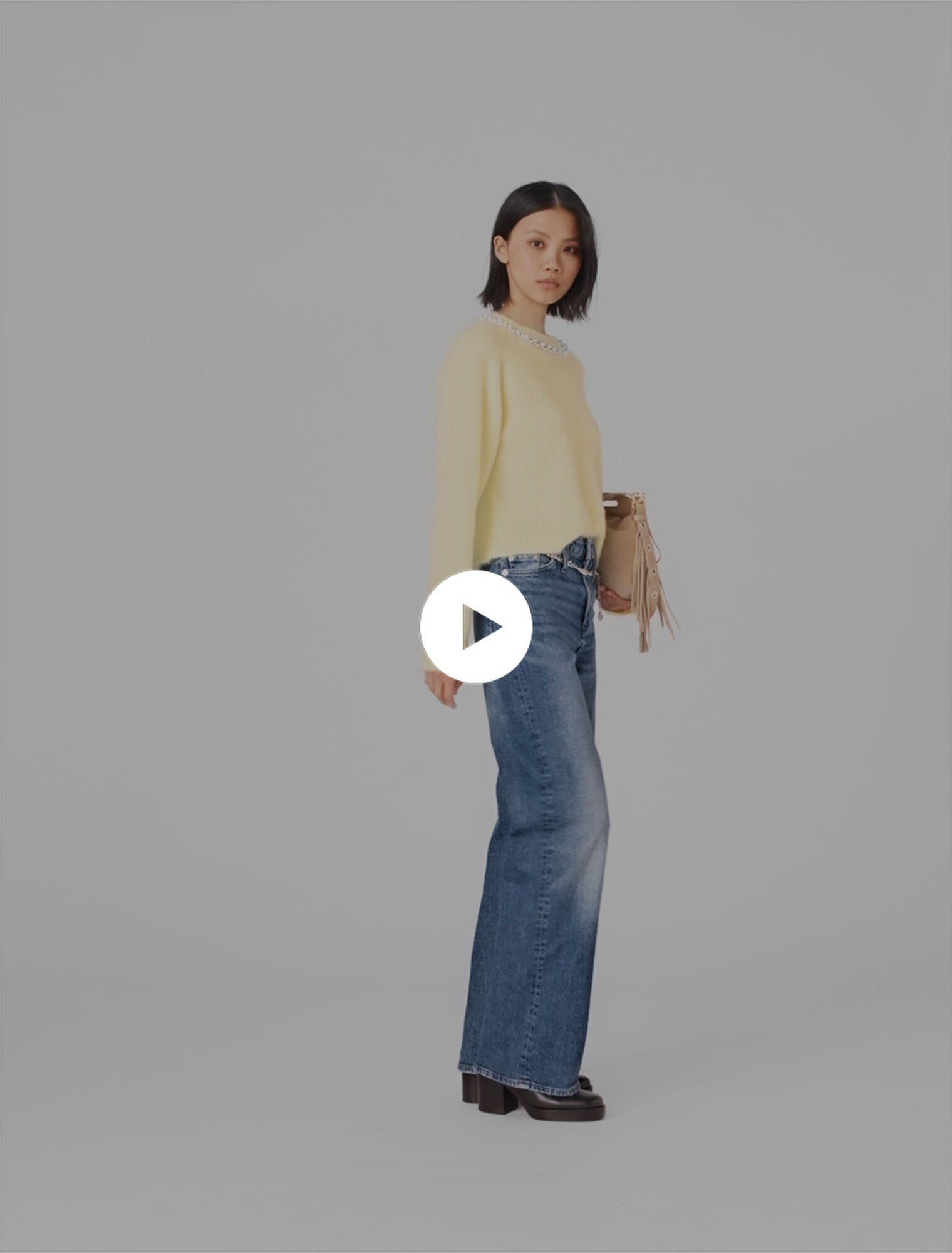 Jeans mit Ketteng&uuml;rtel