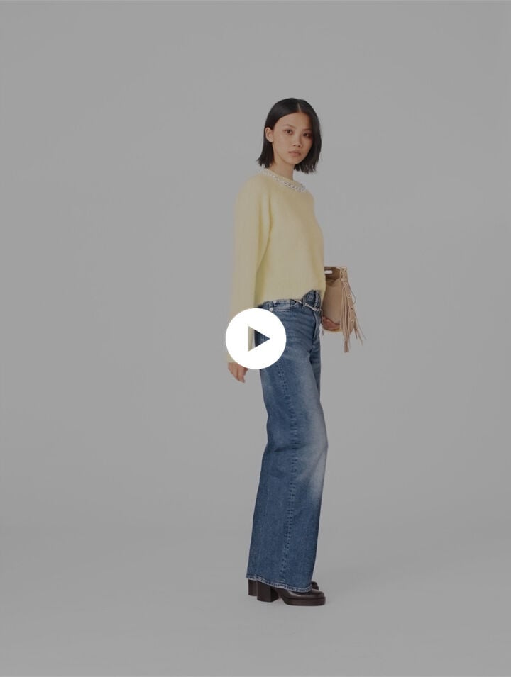 Jeans mit Ketteng&uuml;rtel