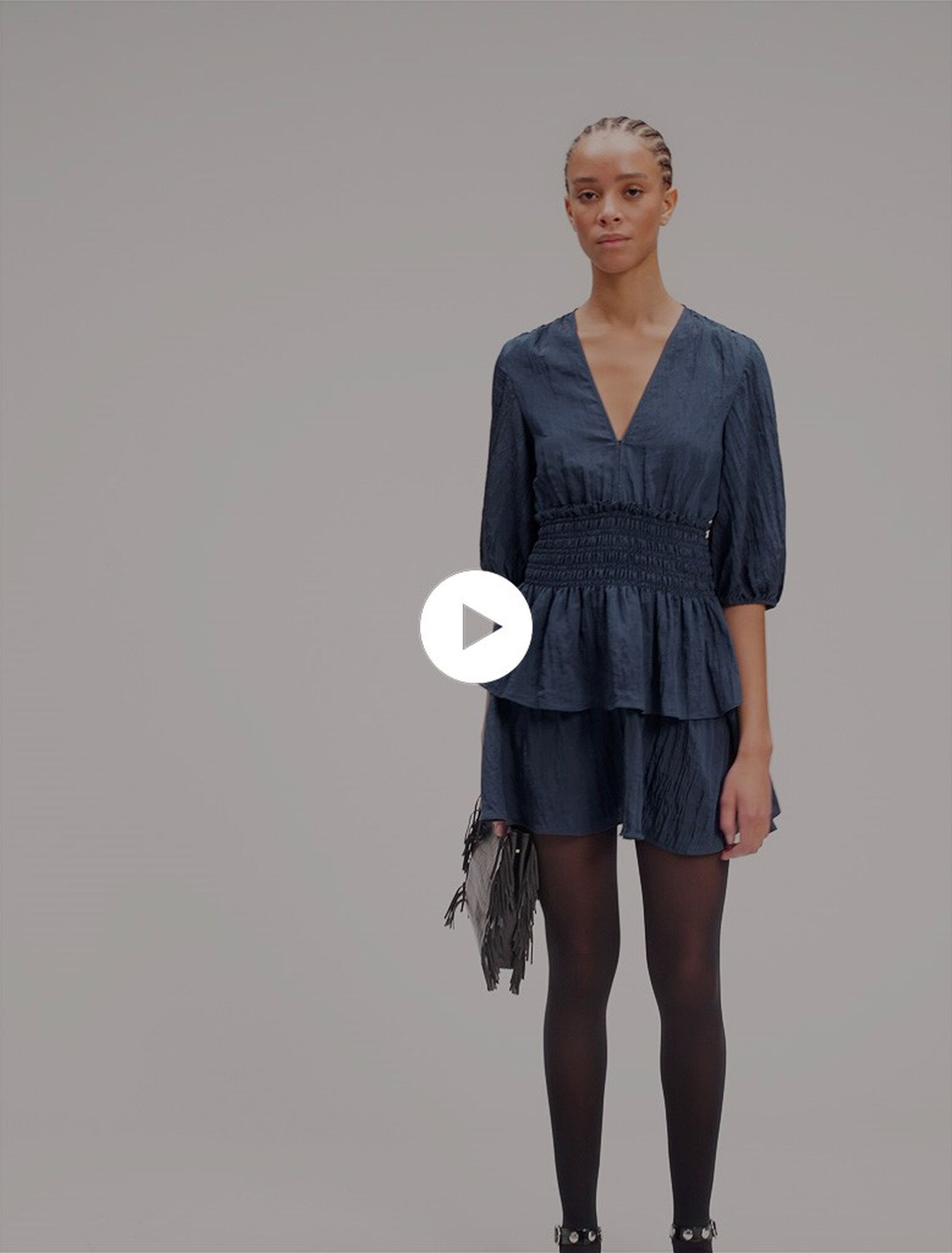 Kurzes Rüschenkleid