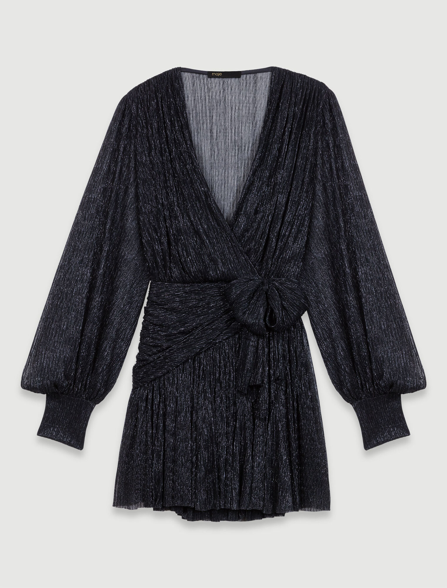 Kurzes Lamé-Kleid