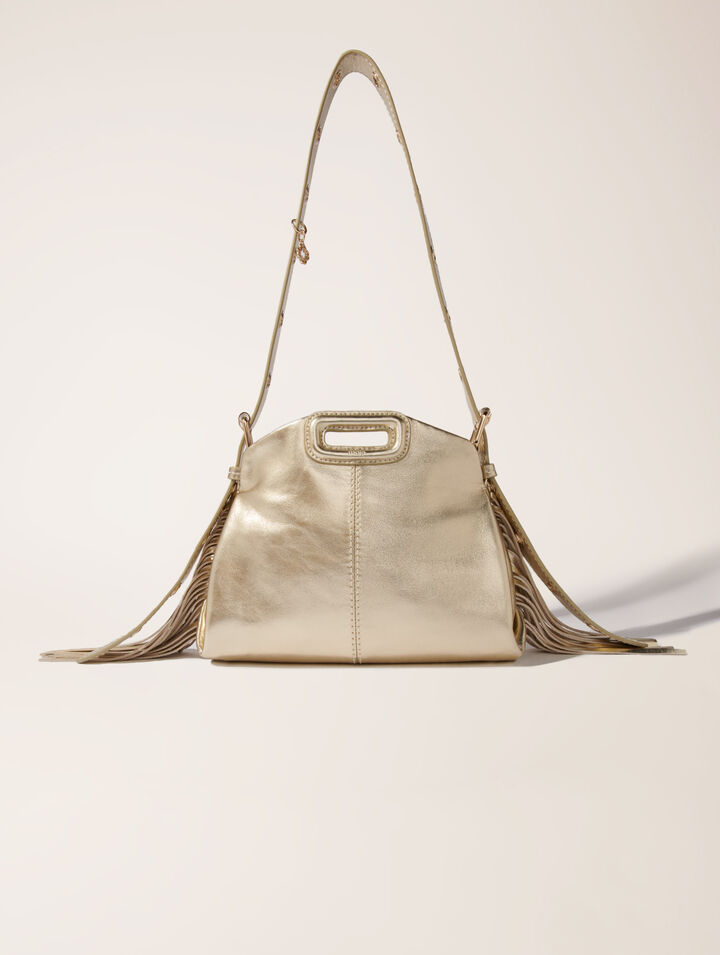 Tasche Miss M Mini, Metallic-Leder