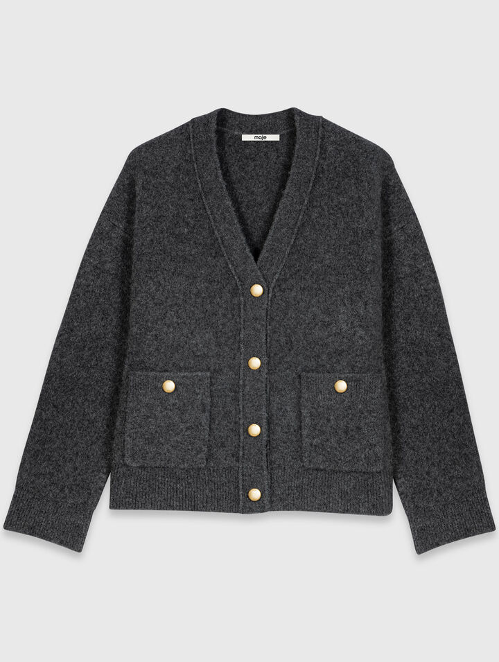 Cardigan aus Yakwolle