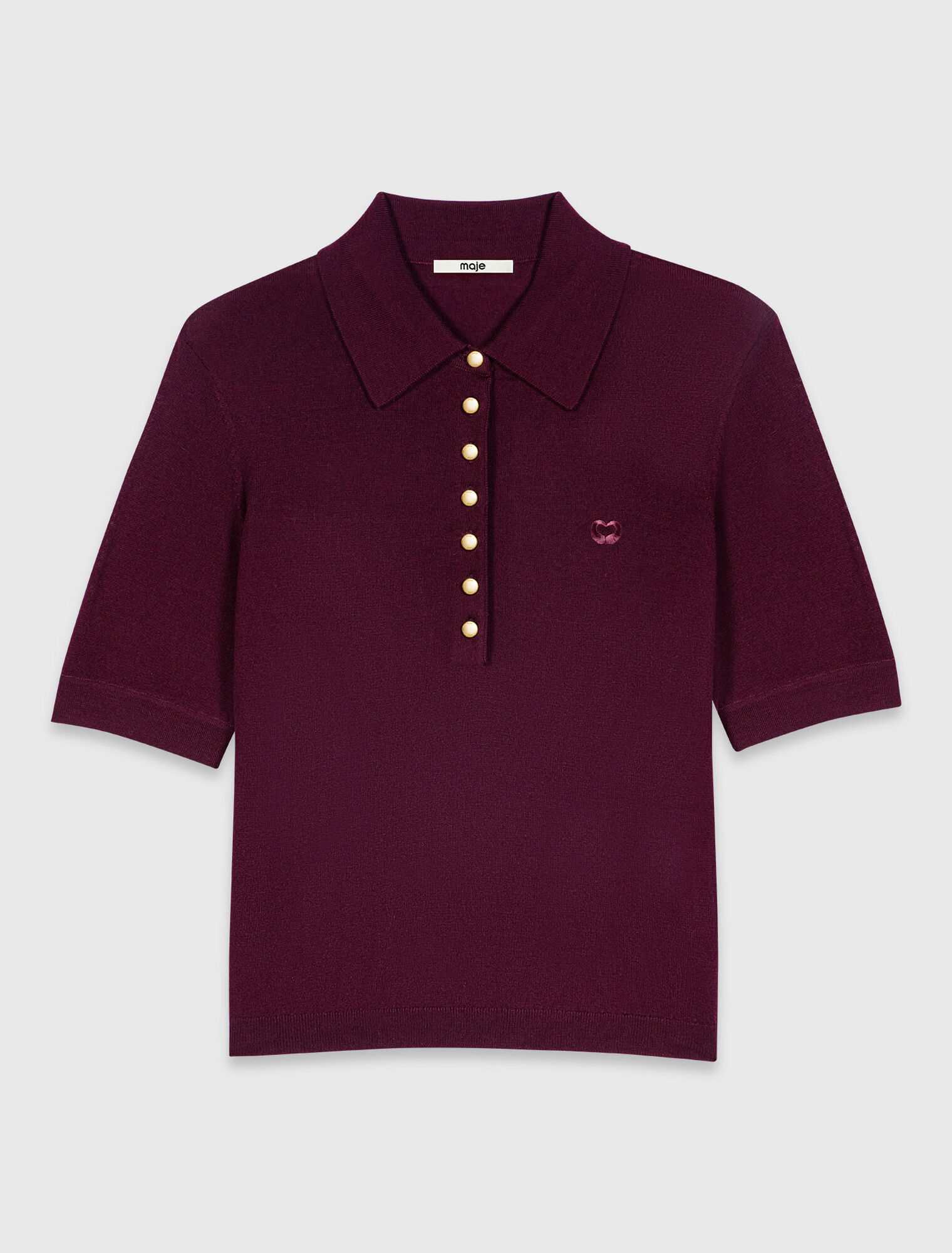 Pullover mit Polokragen