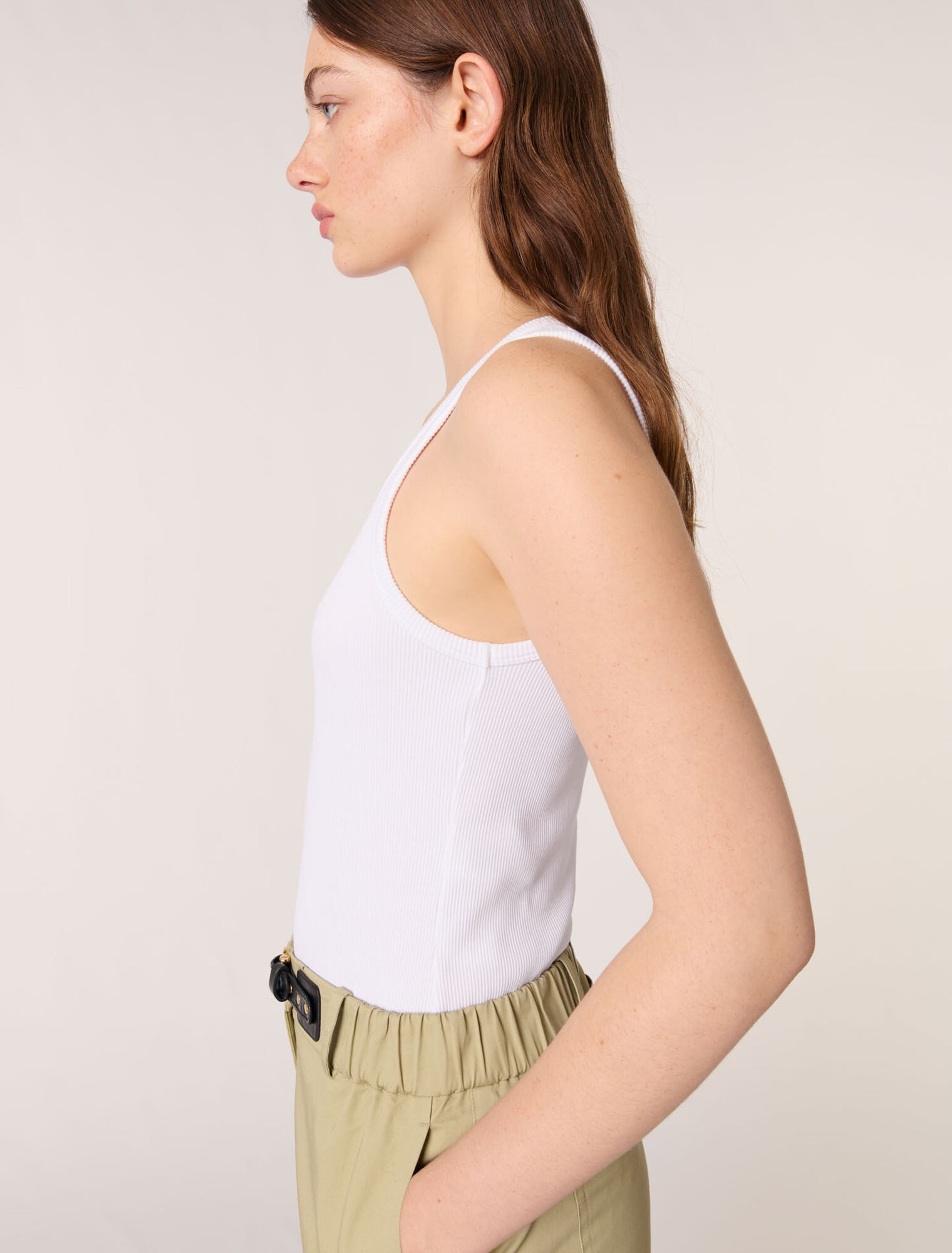 Geripptes Tanktop