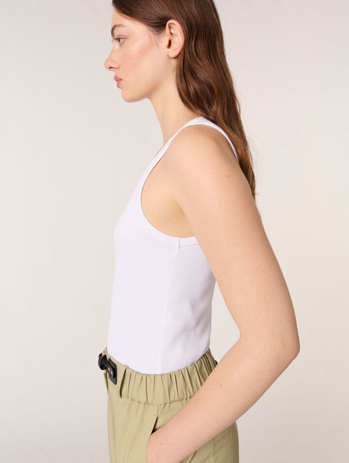 Geripptes Tanktop