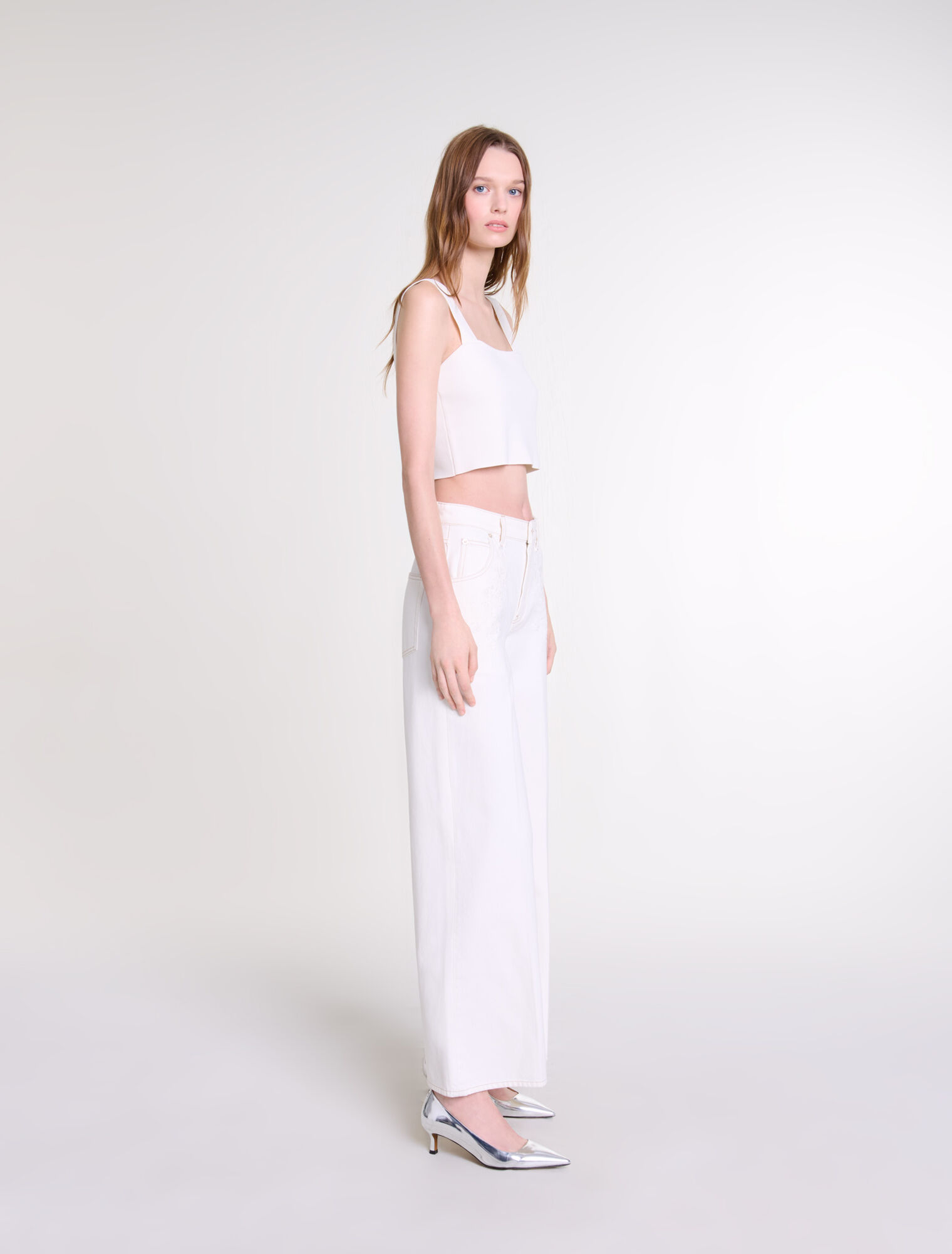 Crop Top aus Strick