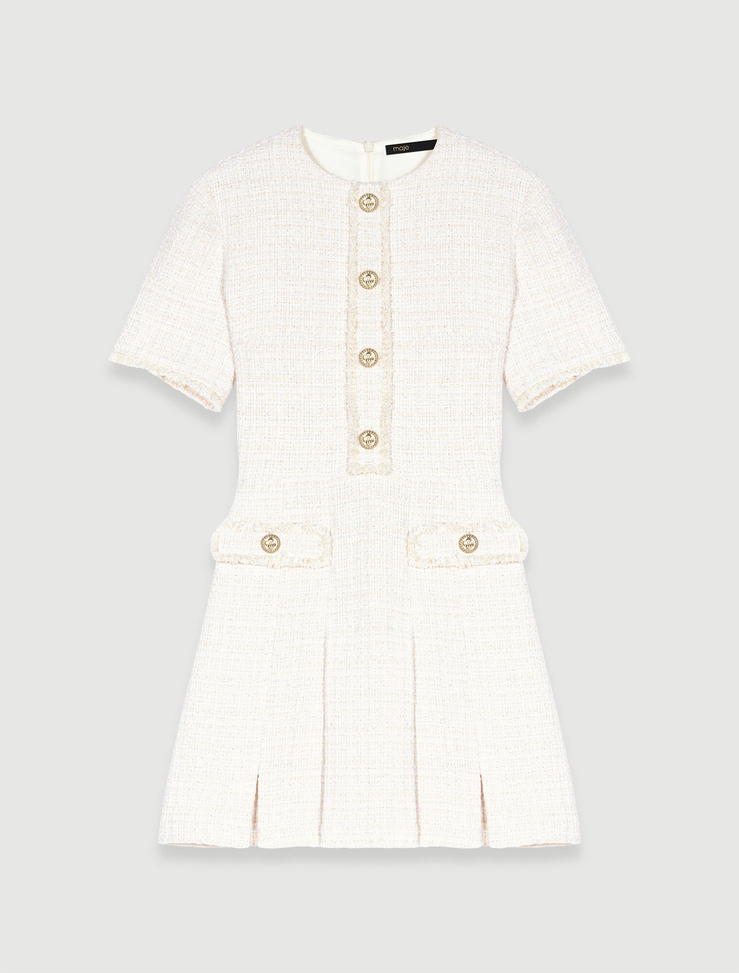 kurzes Tweedkleid