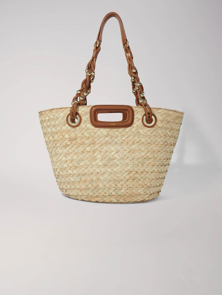 Geflochtener Korb aus Raffia