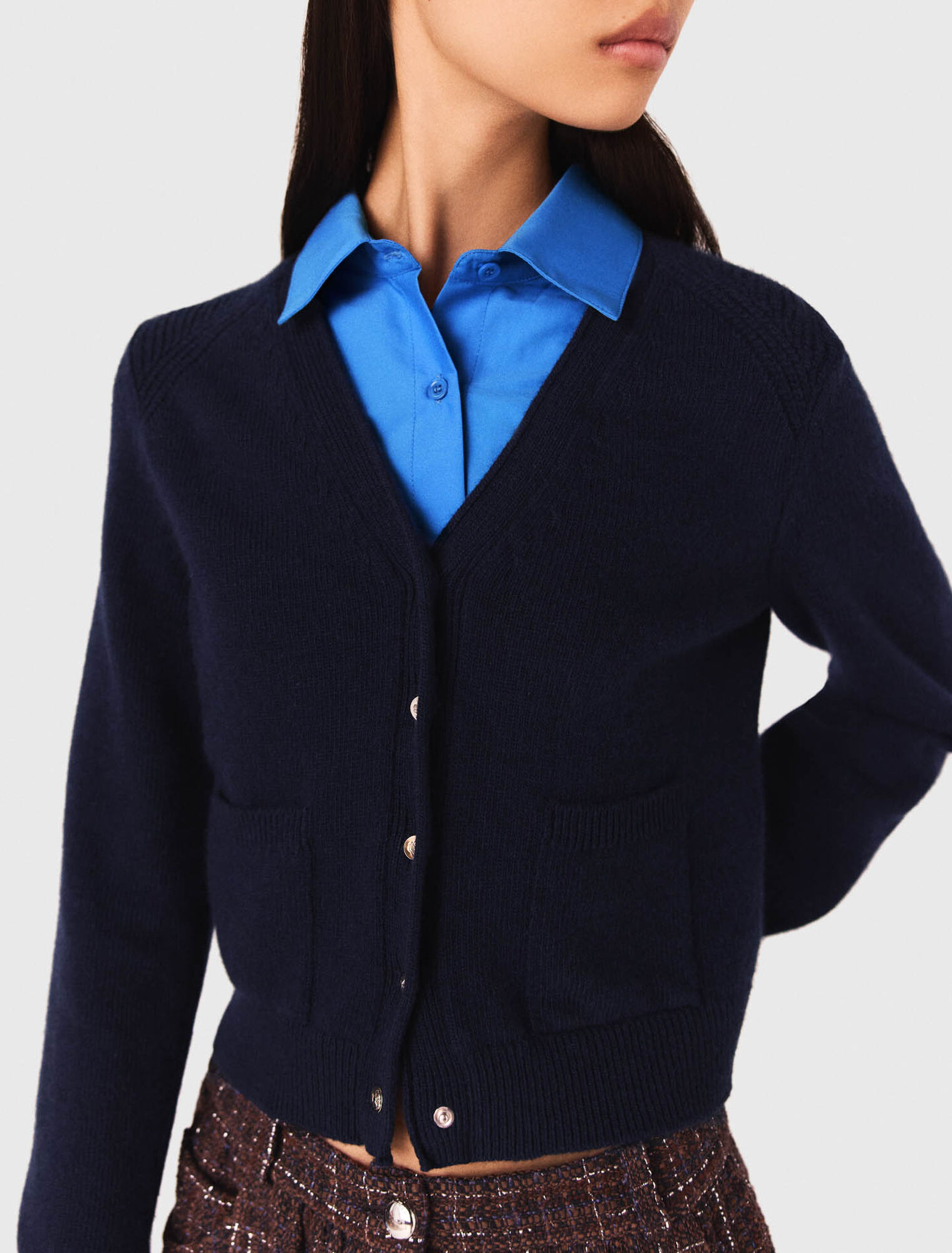 Cardigan mit abnehmbaren Details