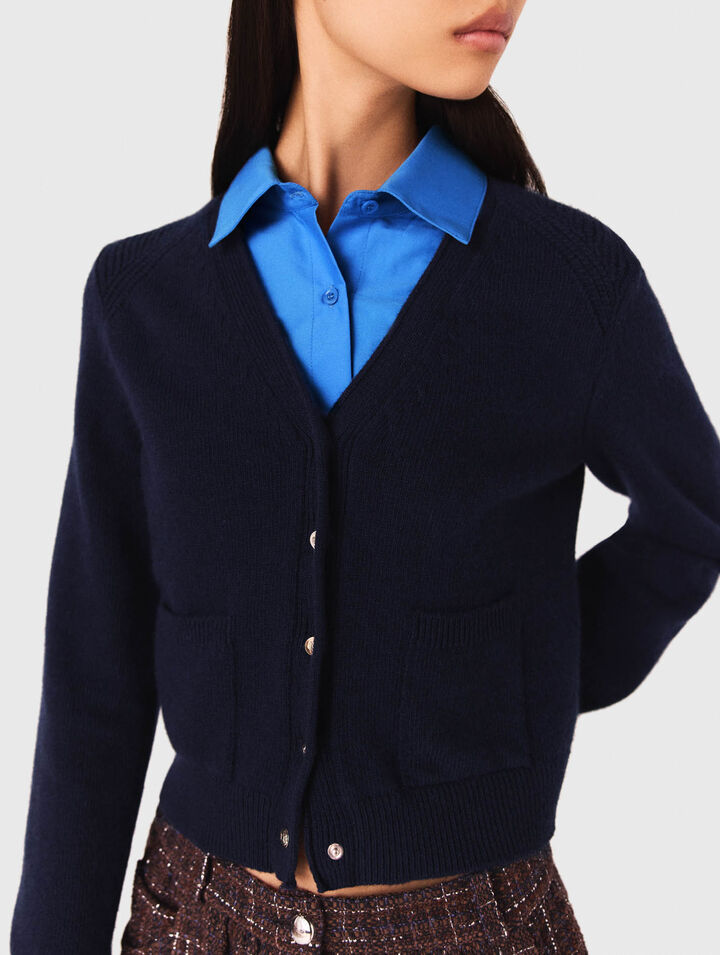 Cardigan mit abnehmbaren Details
