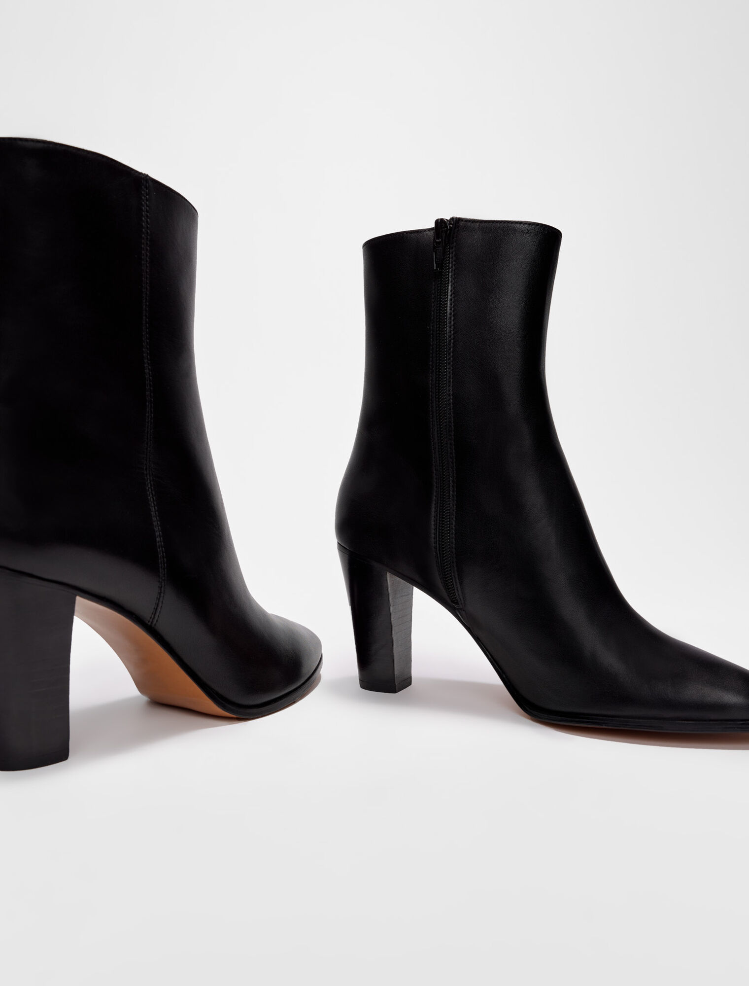 Stiefelette aus Glattleder