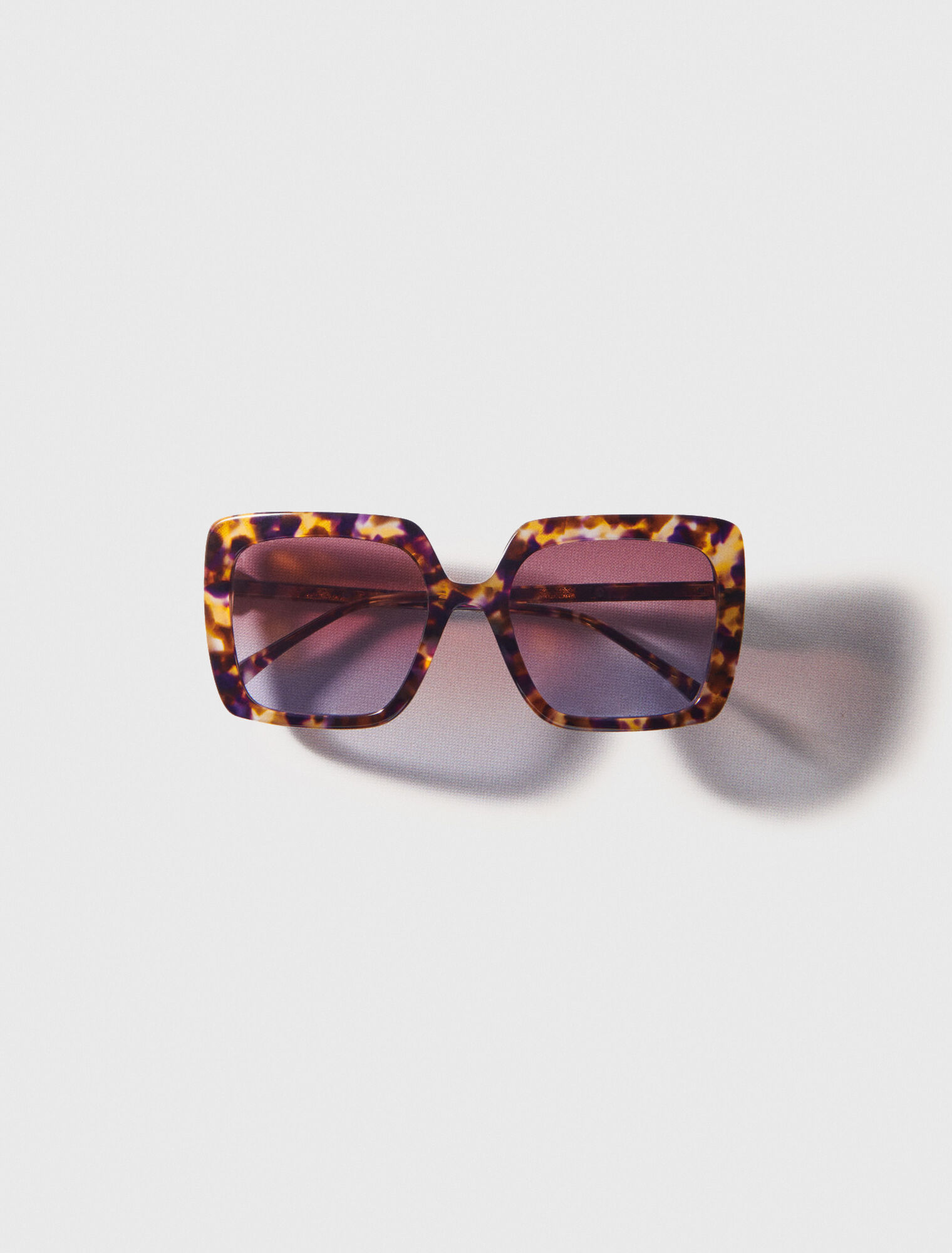 Eckige Sonnenbrille aus Acetat
