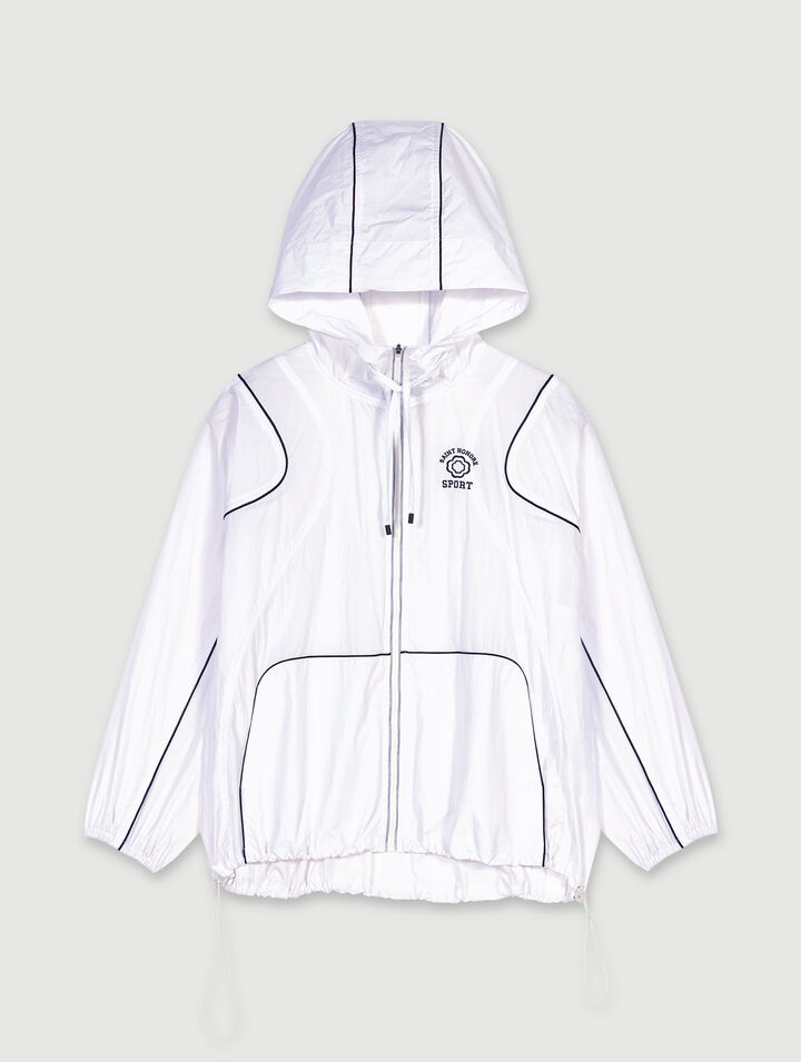 Windjacke mit Kapuze