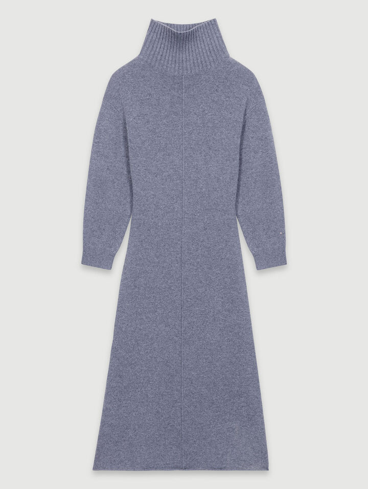 Langes Strickkleid