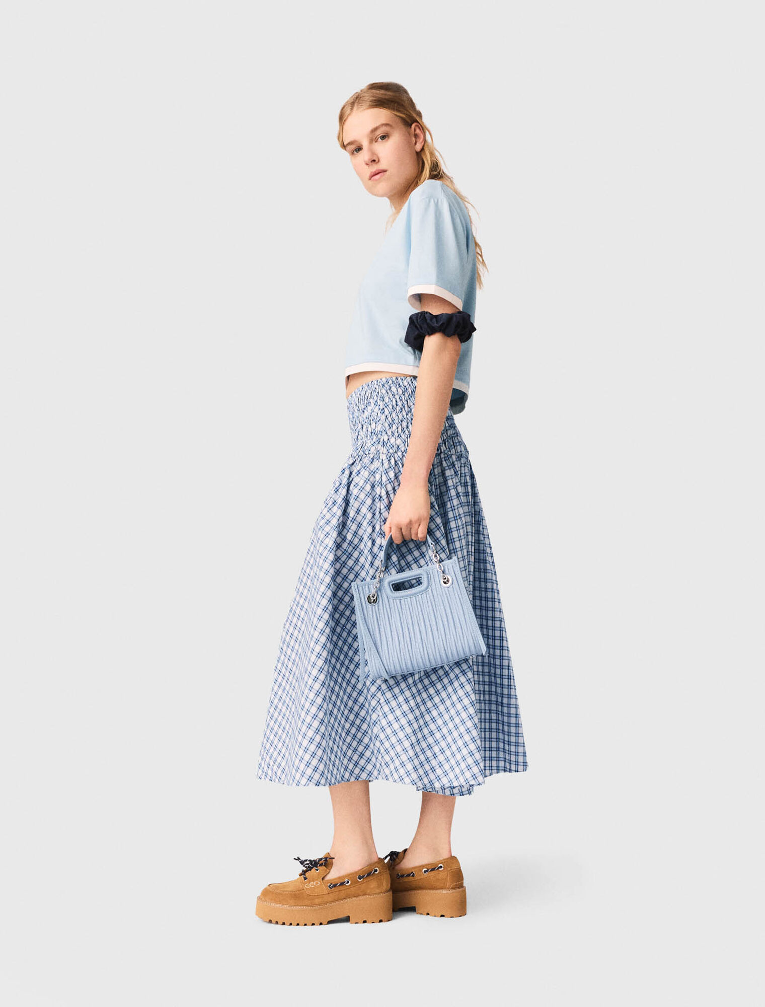 Zweifarbiges T-Shirt