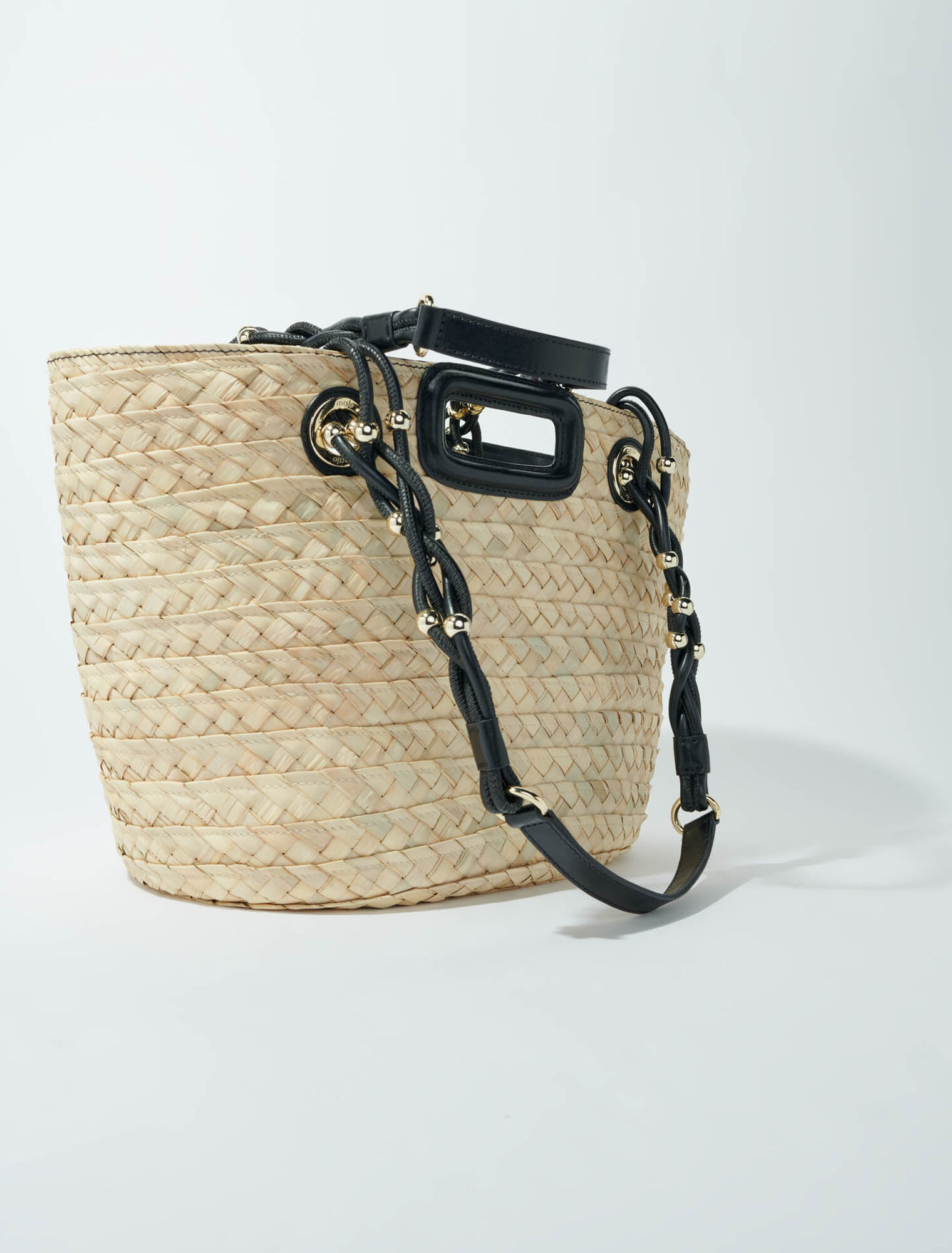 Geflochtener Korb aus Raffia