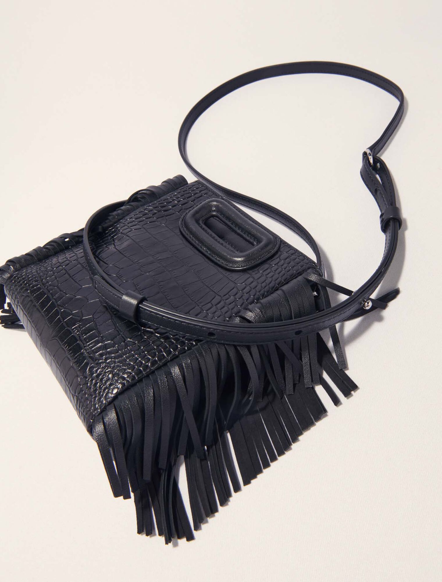 M Mini-Tasche aus Krokodilleder