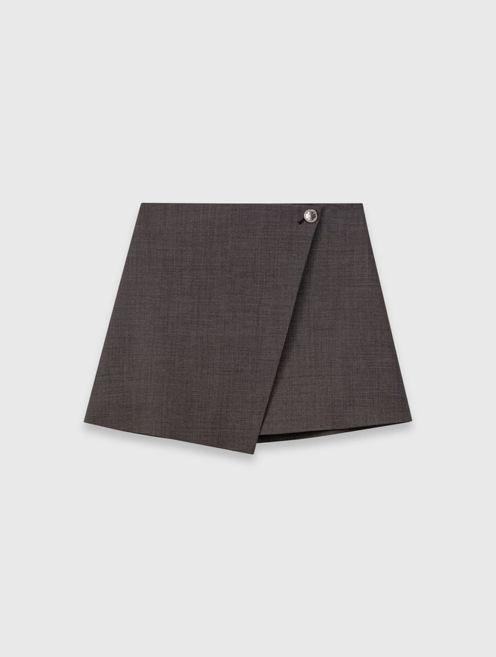 2-in-1-Kleid aus Baumwolle Strass
