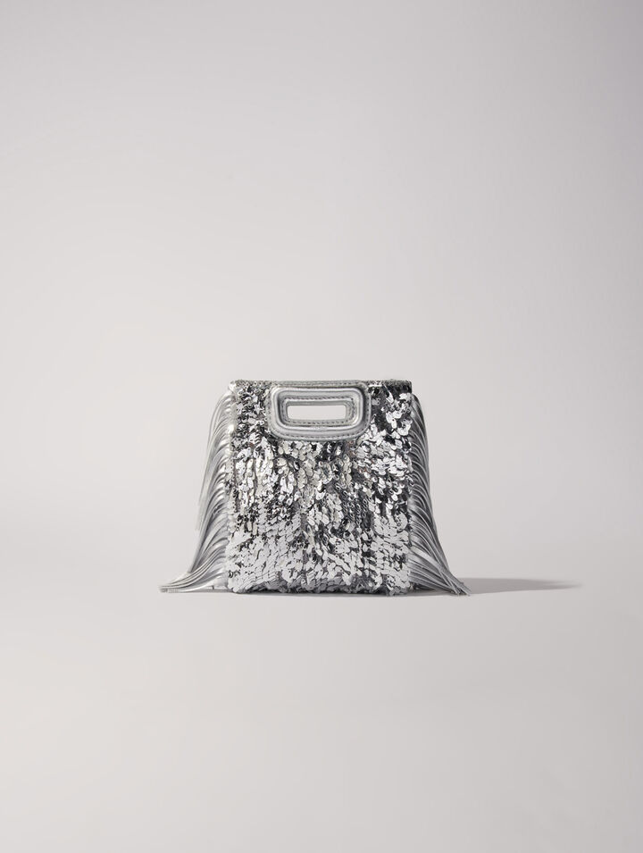 Mini M-Tasche mit Pailletten