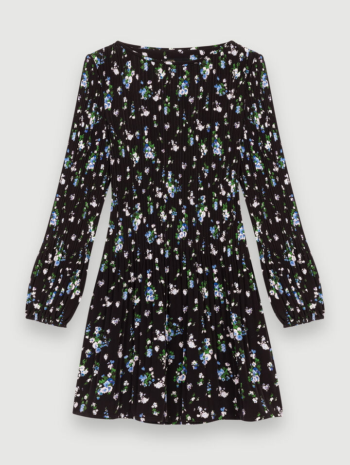 Kleid mit Blumen-Print