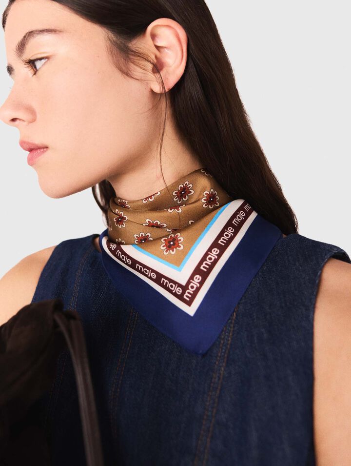 Bandana mit Blumenmuster