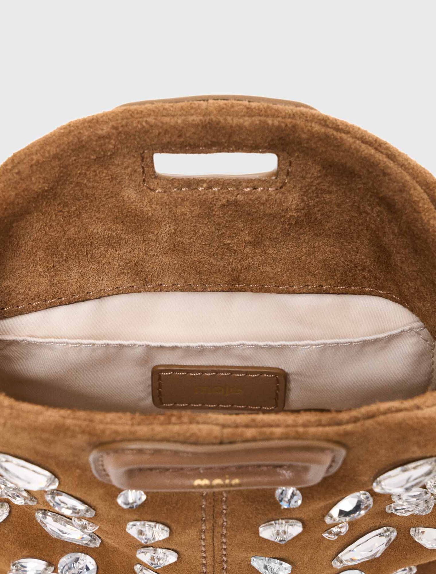 Micro-Tasche Miss M mit Strass