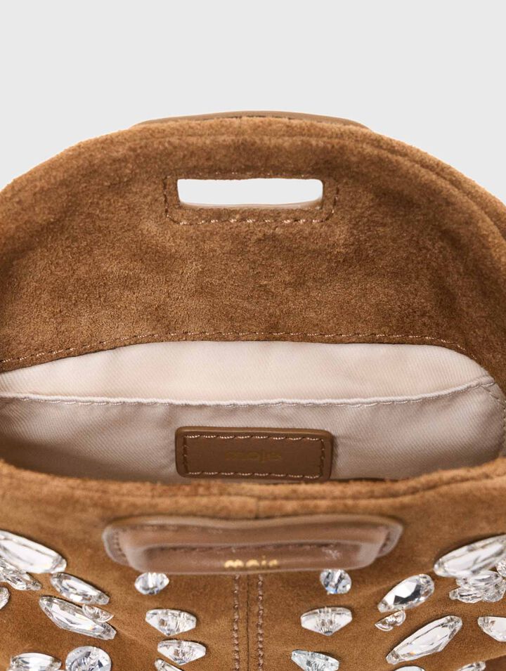 Micro-Tasche Miss M mit Strass