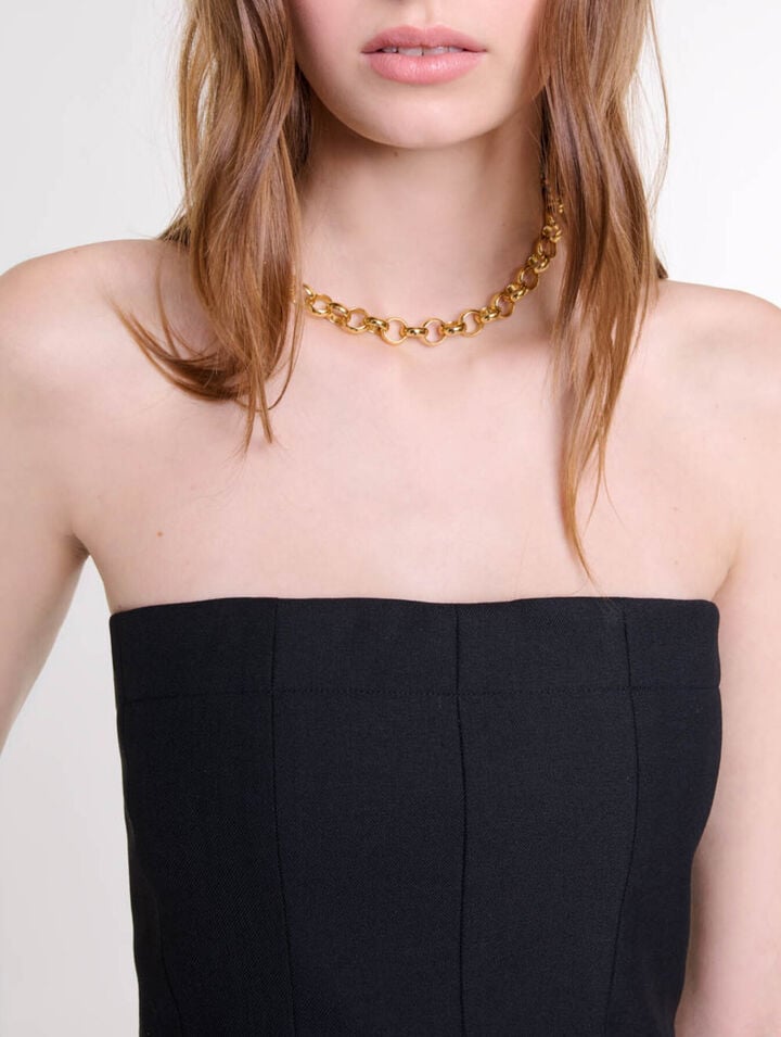 Bustier-Top mit Sch&ouml;&szlig;chen