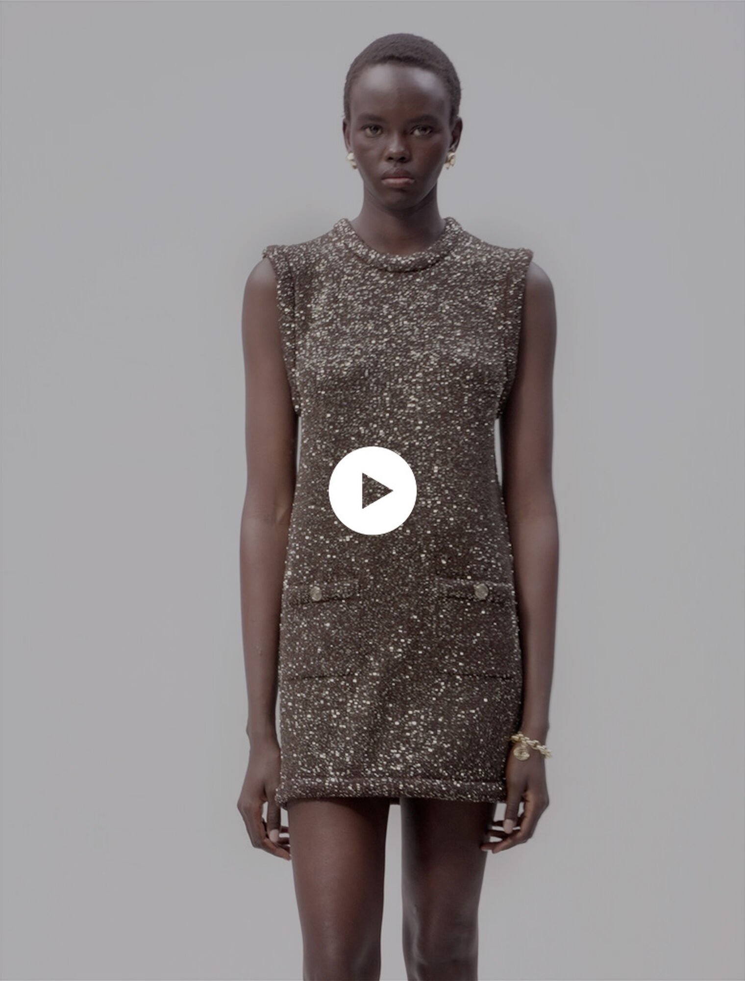 Kurzes Paillettenkleid