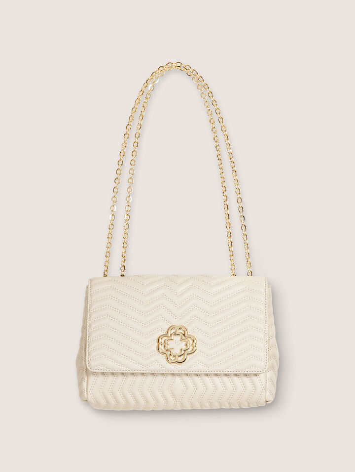 Lederhandtasche mit Kette