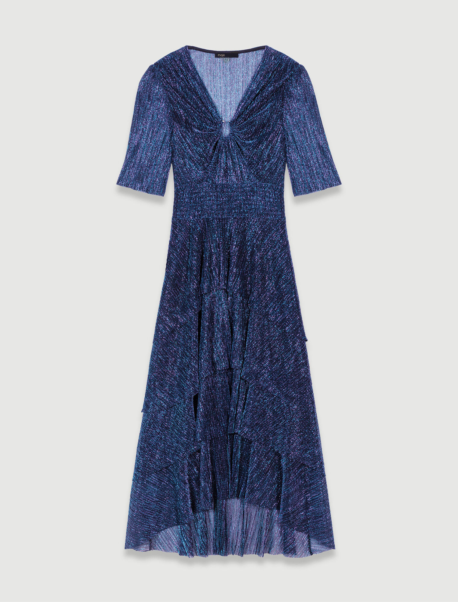 Langes Rüschenkleid