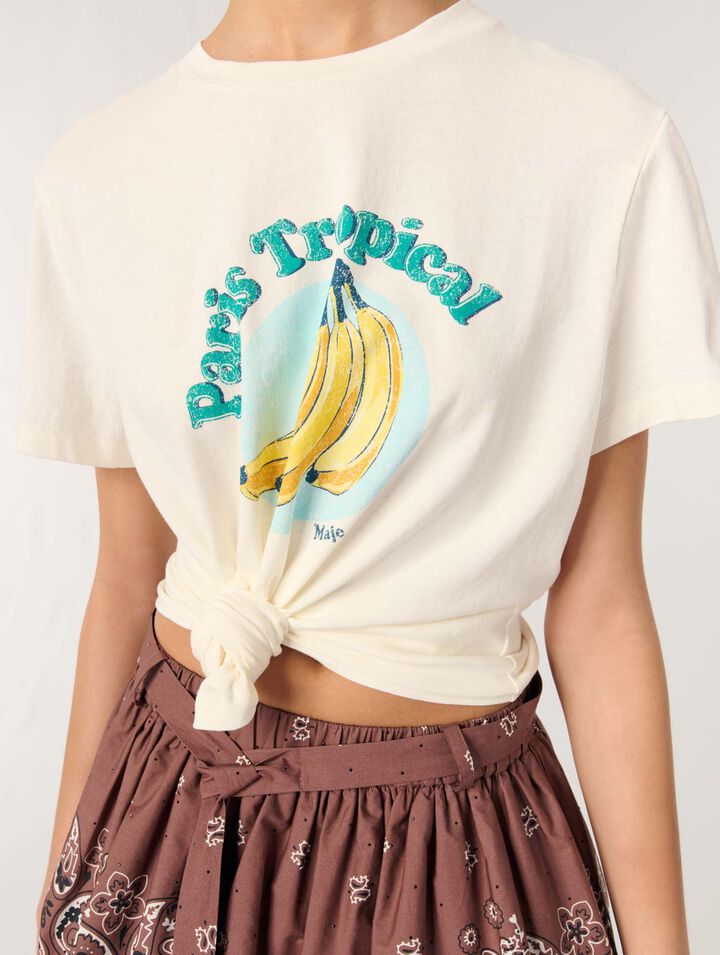 Gemustertes T-Shirt