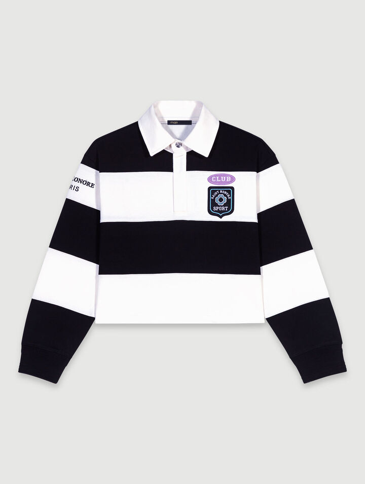 Polo-Shirt mit Streifen