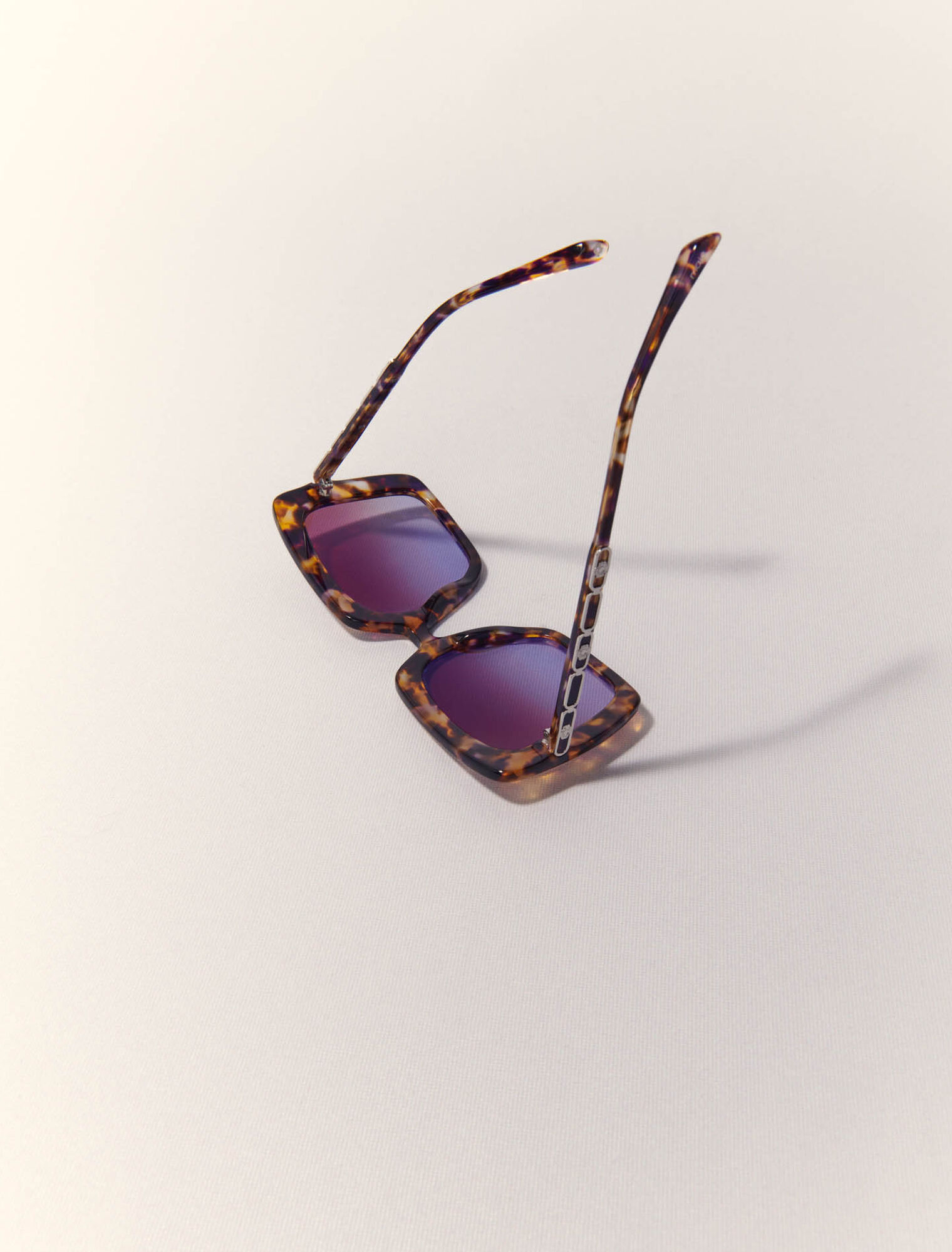 Eckige Sonnenbrille aus Acetat
