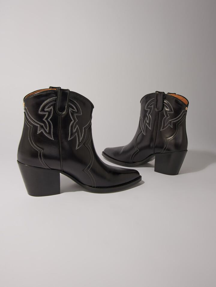 Santiags Stiefeletten Leder