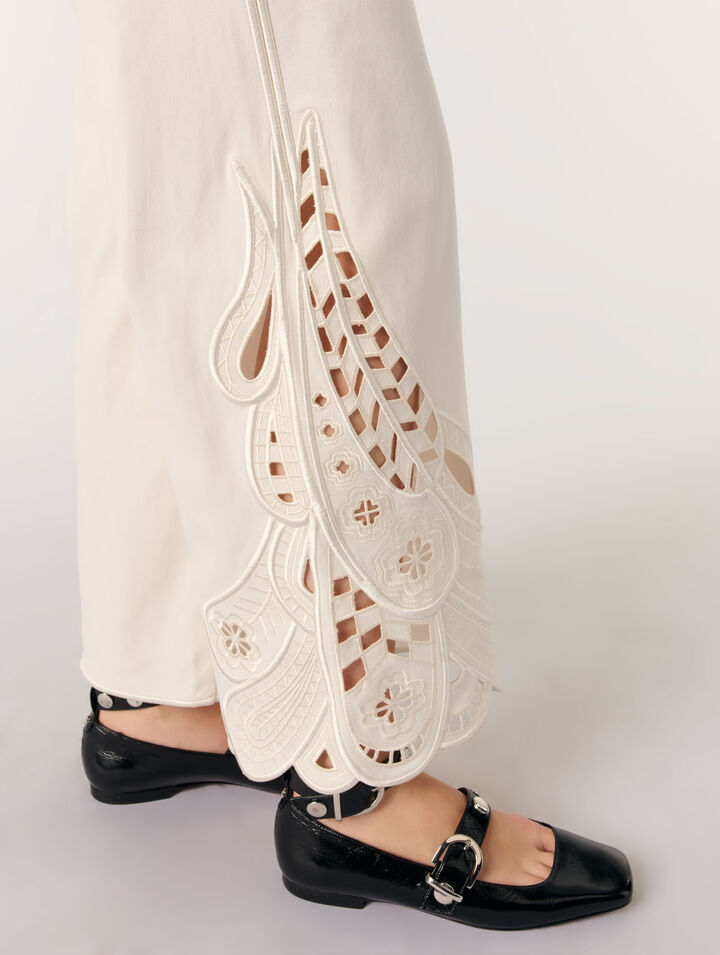 Bestickte Hose