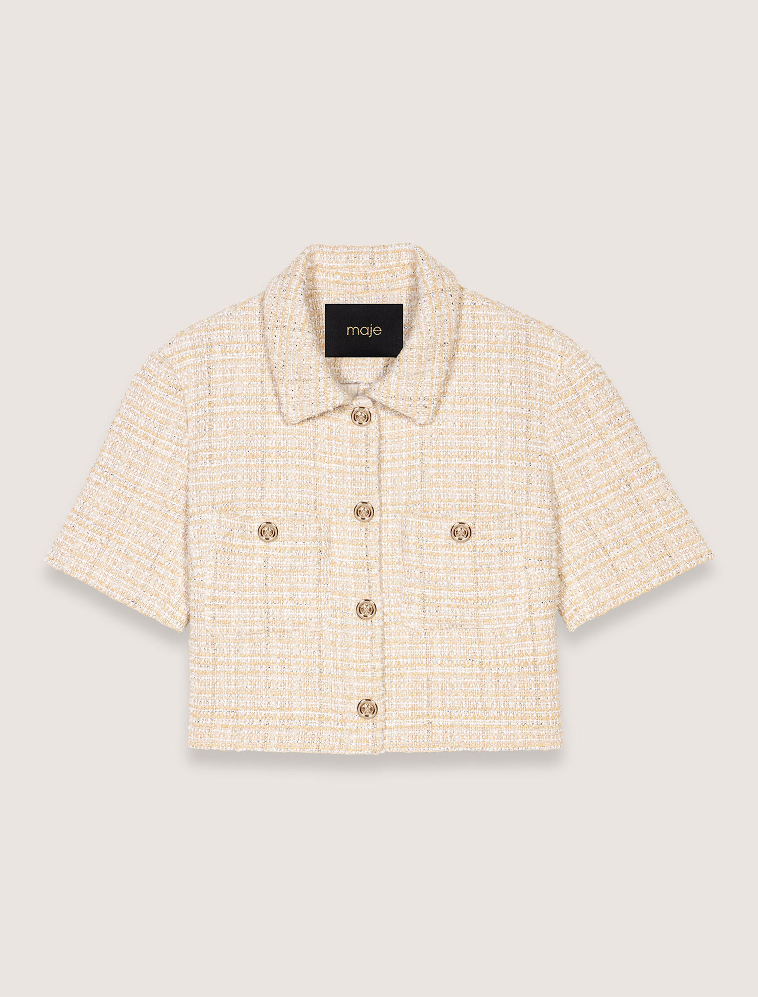 Kurze Tweedjacke