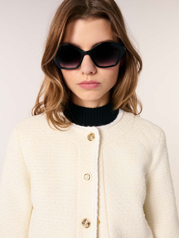 Kurze Tweedjacke