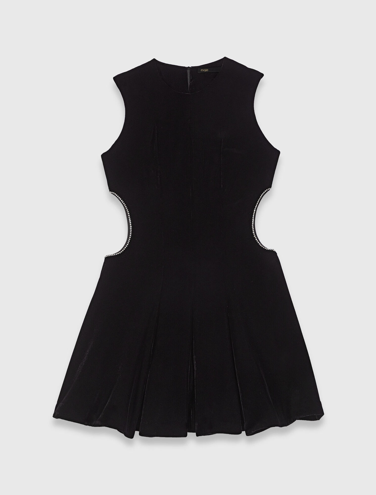 Kurzes Samtkleid