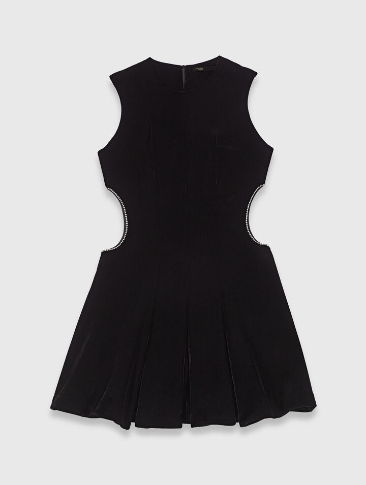 Kurzes Samtkleid