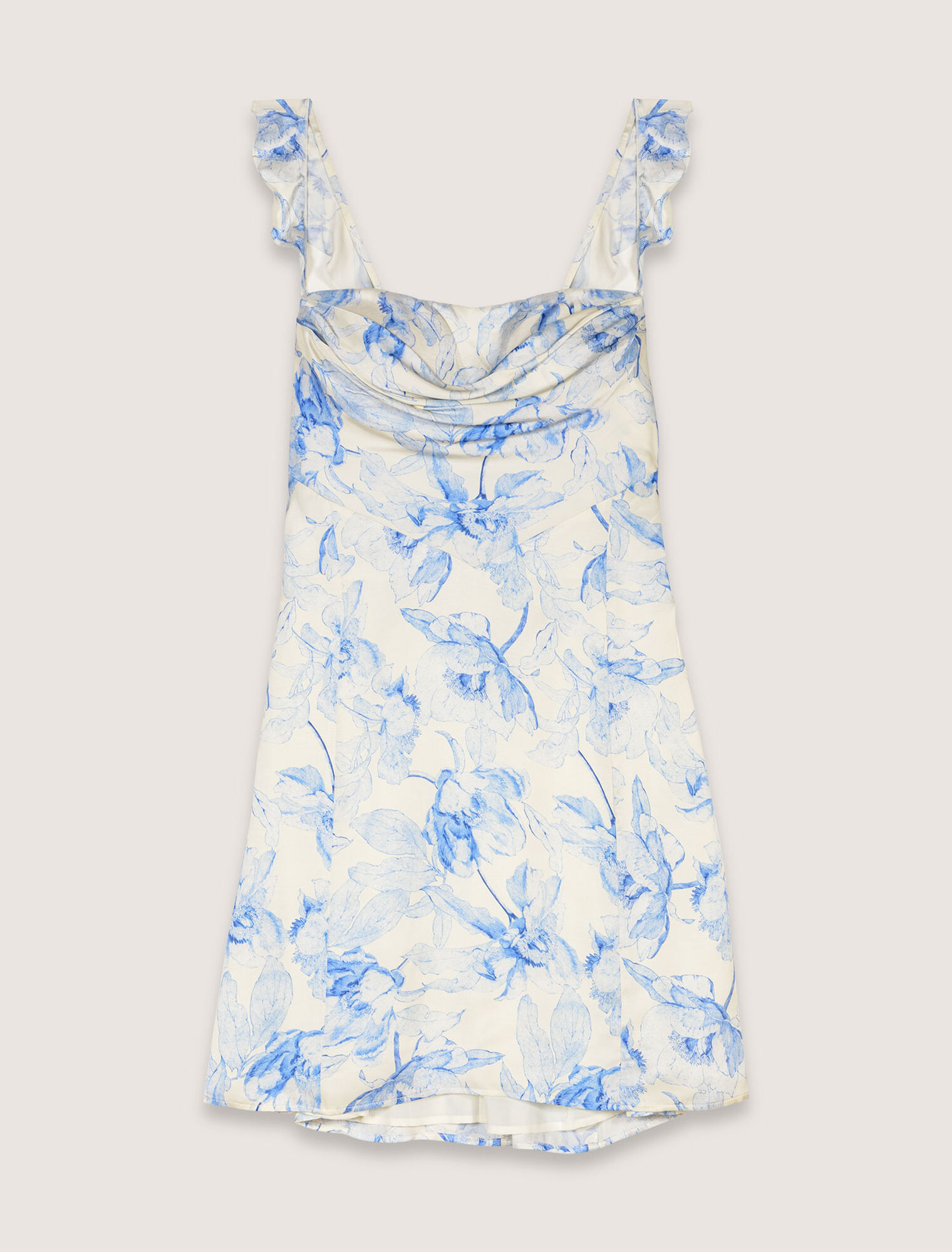 Kurzes bedrucktes Kleid