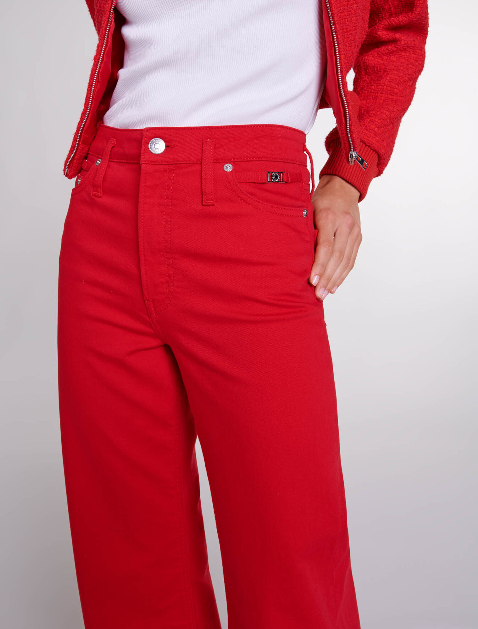 Weite Denim-Jeans