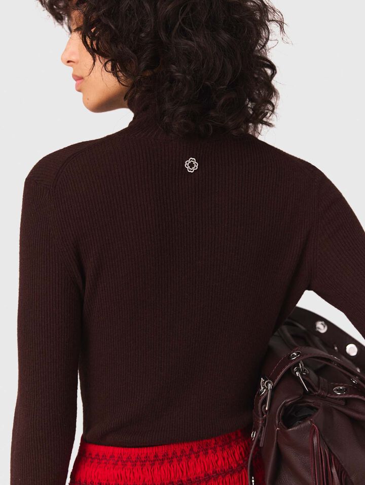 Pullover aus Wolle und Seide