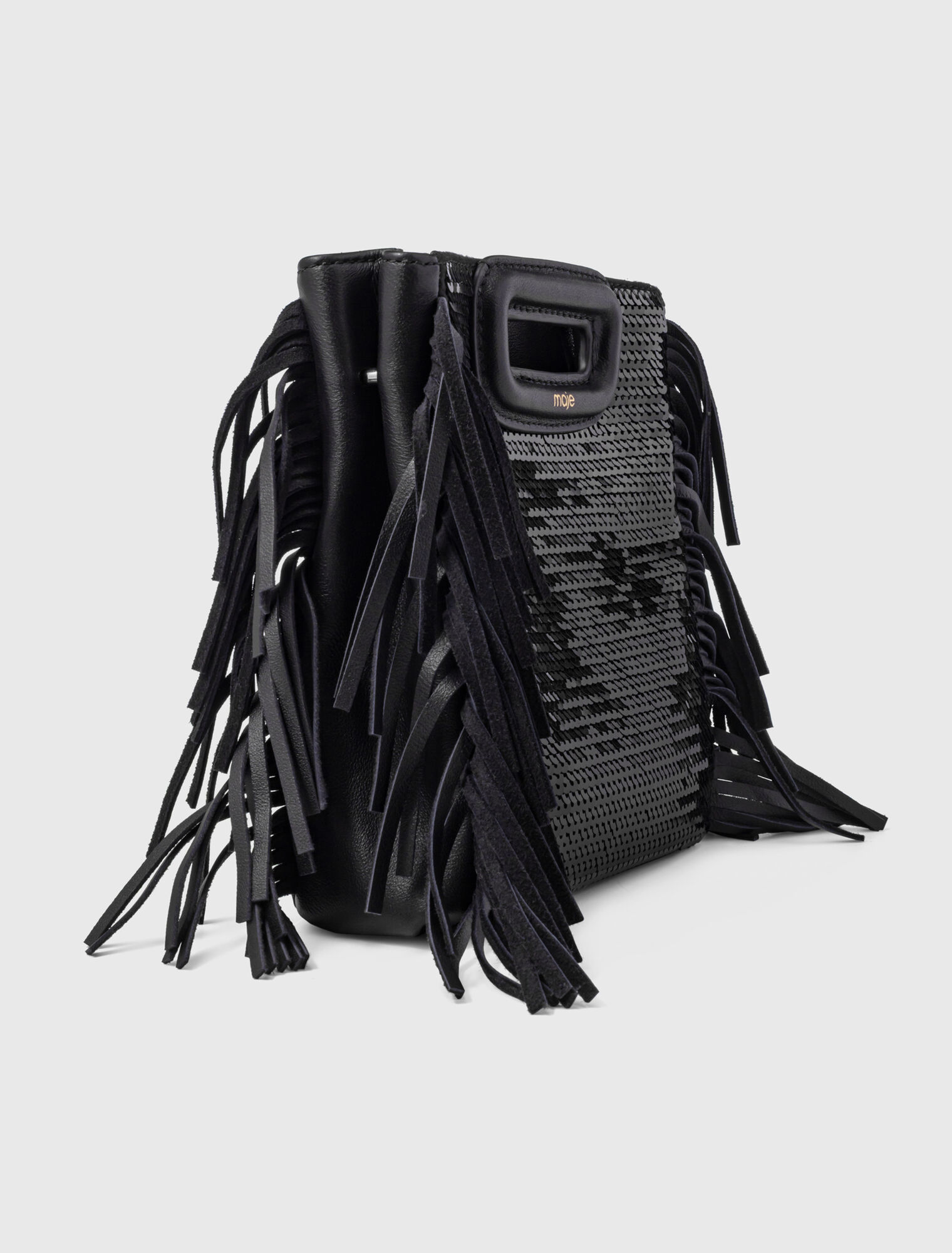 M-Tasche mit Pailletten