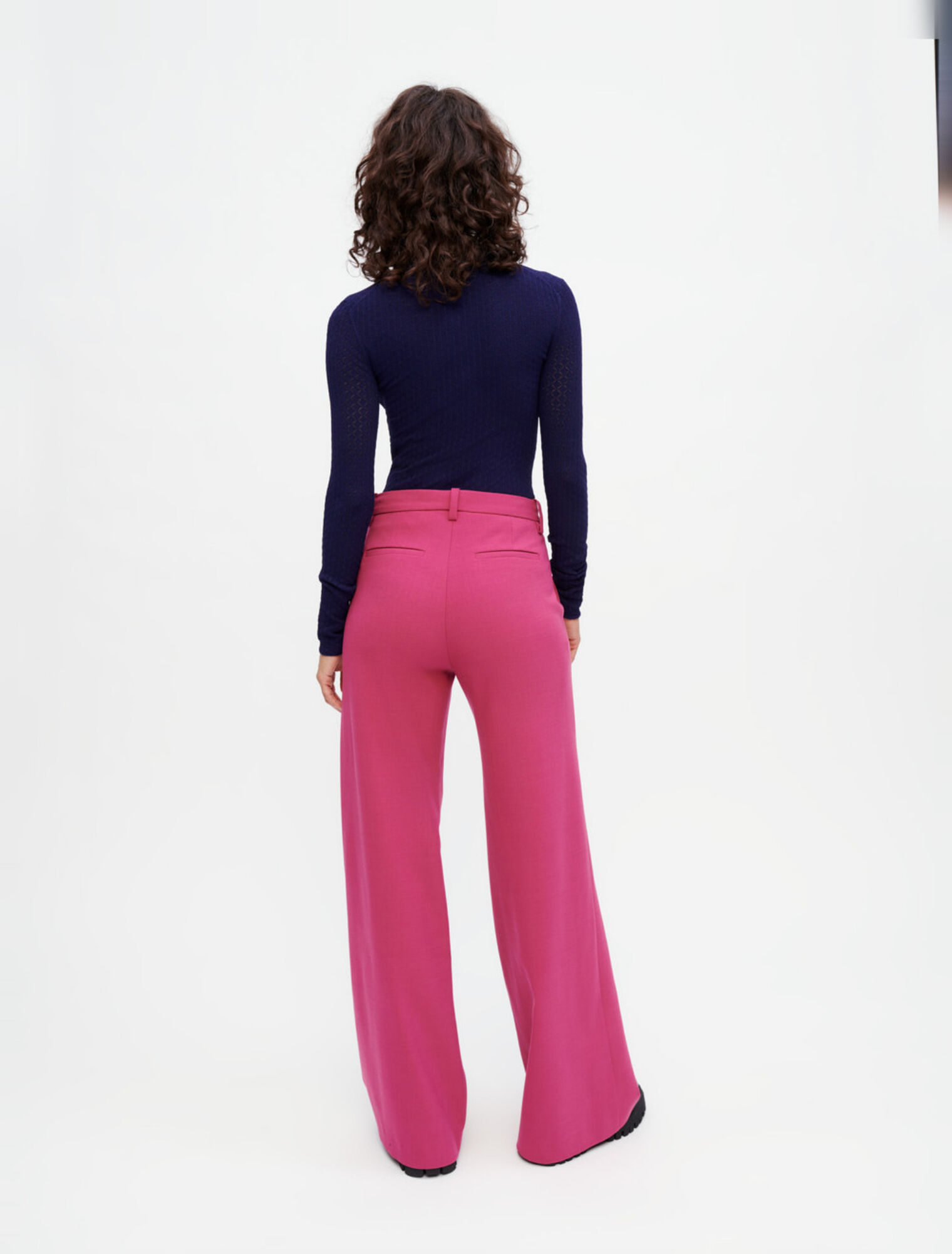 Weite Stretch-Schneiderhose