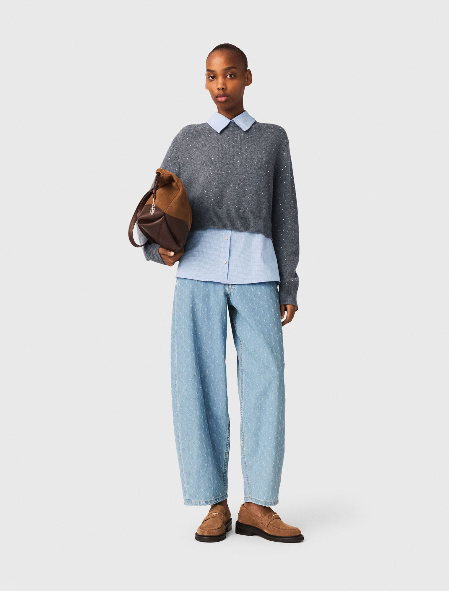 Strasspulli mit abnehmbaren Details