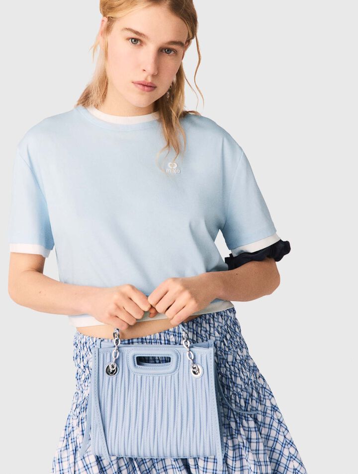 Zweifarbiges T-Shirt