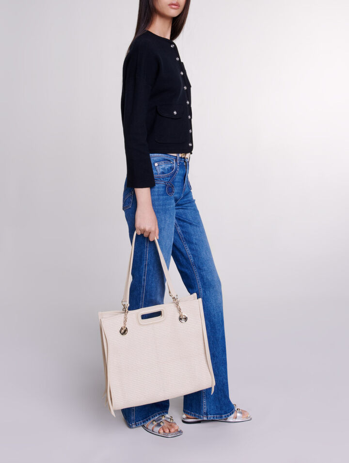 Kurzer Strick-Cardigan