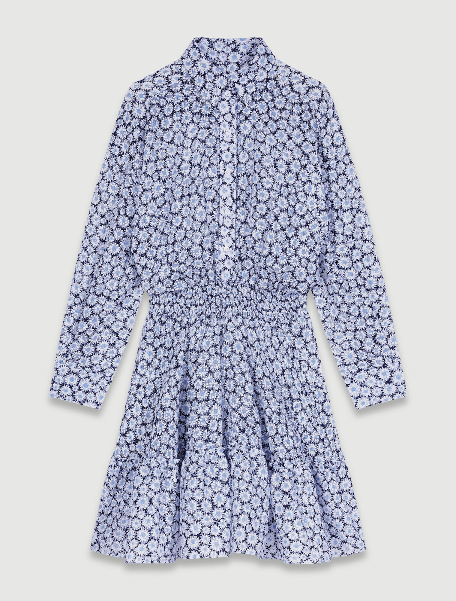 Kurzes Kleid mit Blumen