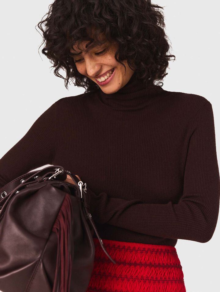 Pullover aus Wolle und Seide